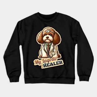 Lagotto Romagnolo Doctor Crewneck Sweatshirt